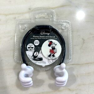 NWT DISNEY MICKEY MOUSE PHONE STAND & DECAL COMBO